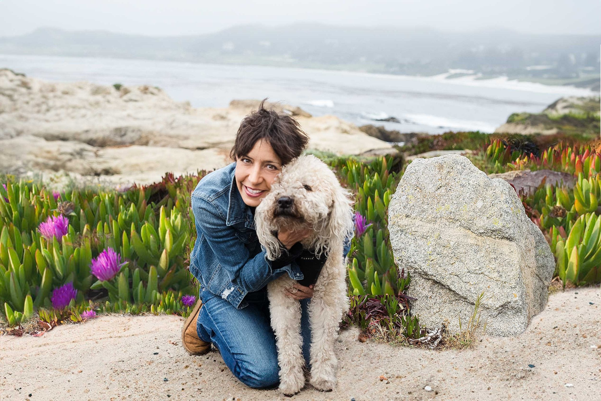 Liz Stavrinides with Jack